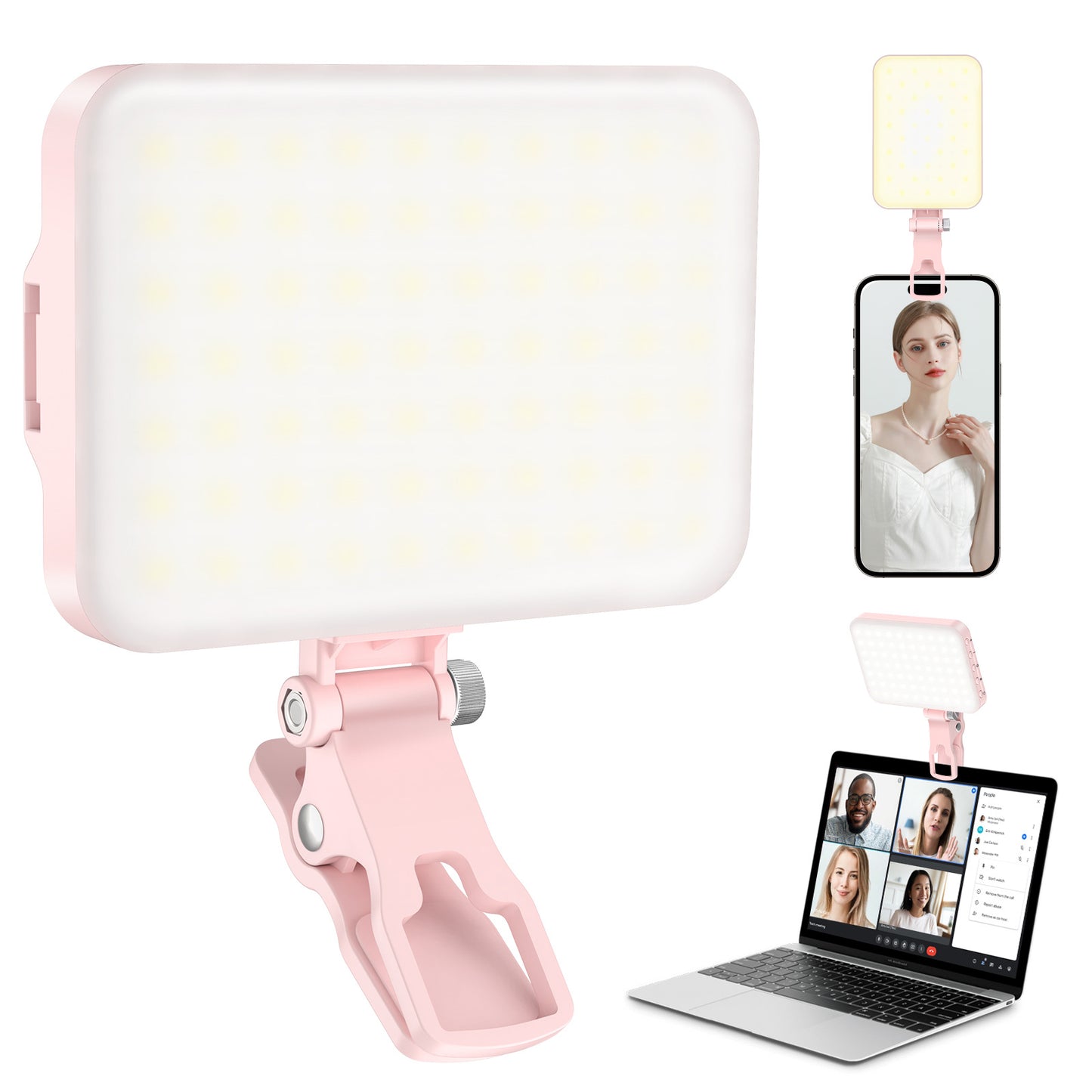 GlowClip™ LED Selfie Light