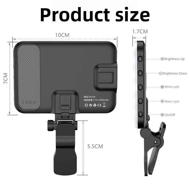 GlowClip™ LED Selfie Light